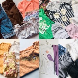 4/4t lot summer girl clothes